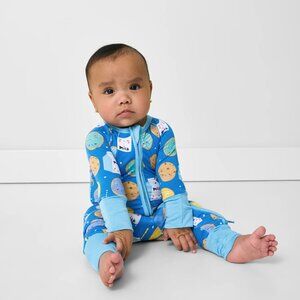 Little Sleepies Cookies & Milk Zippy Size 6-12 months
